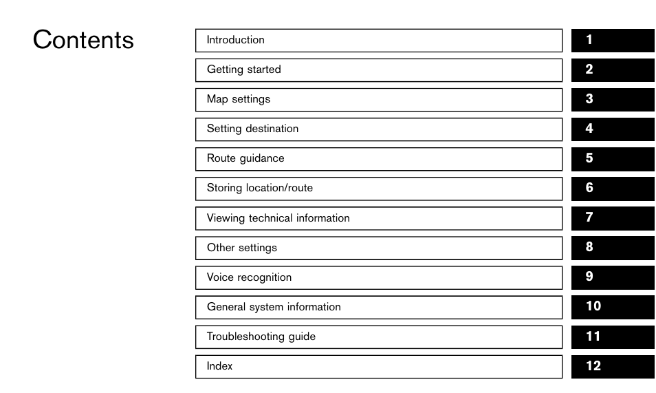 NISSAN 2015 Quest - Navigation System Owner's Manual User Manual | Page 3 / 241