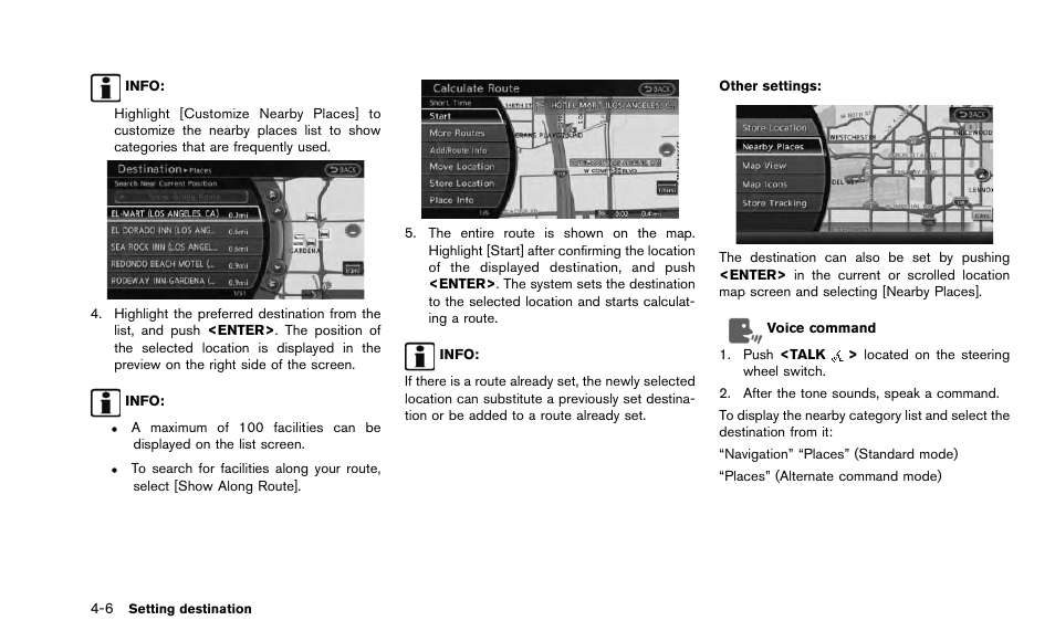 NISSAN 2015 Quest - Navigation System Owner's Manual User Manual | Page 68 / 241