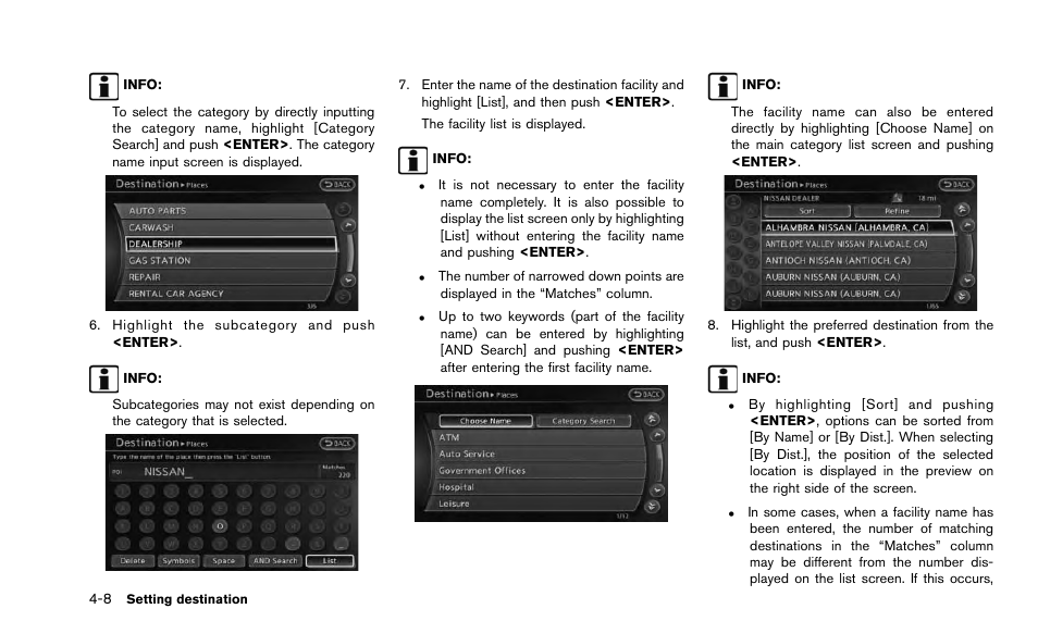 NISSAN 2015 Quest - Navigation System Owner's Manual User Manual | Page 70 / 241