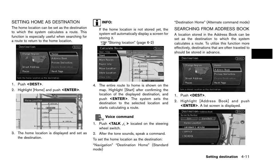 NISSAN 2015 Quest - Navigation System Owner's Manual User Manual | Page 73 / 241