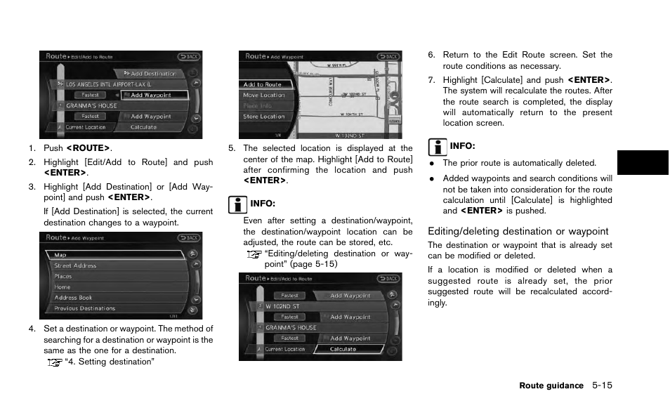NISSAN 2015 Quest - Navigation System Owner's Manual User Manual | Page 99 / 241