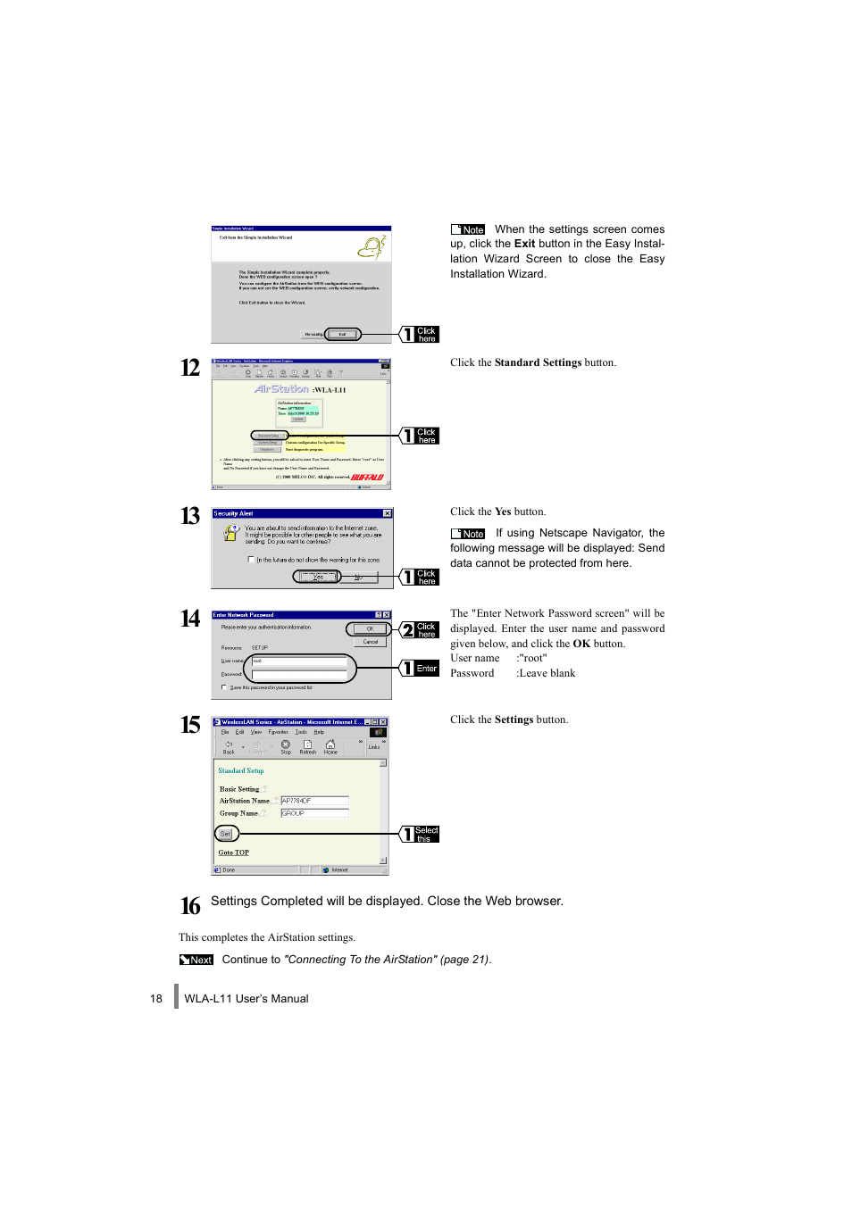 Buffalo Technology WLA-L11 User Manual | Page 20 / 68