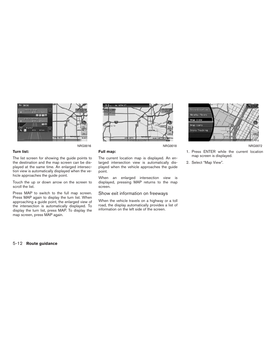 NISSAN 2012 Altima Sedan - Navigation System Owner's Manual User Manual | Page 120 / 313