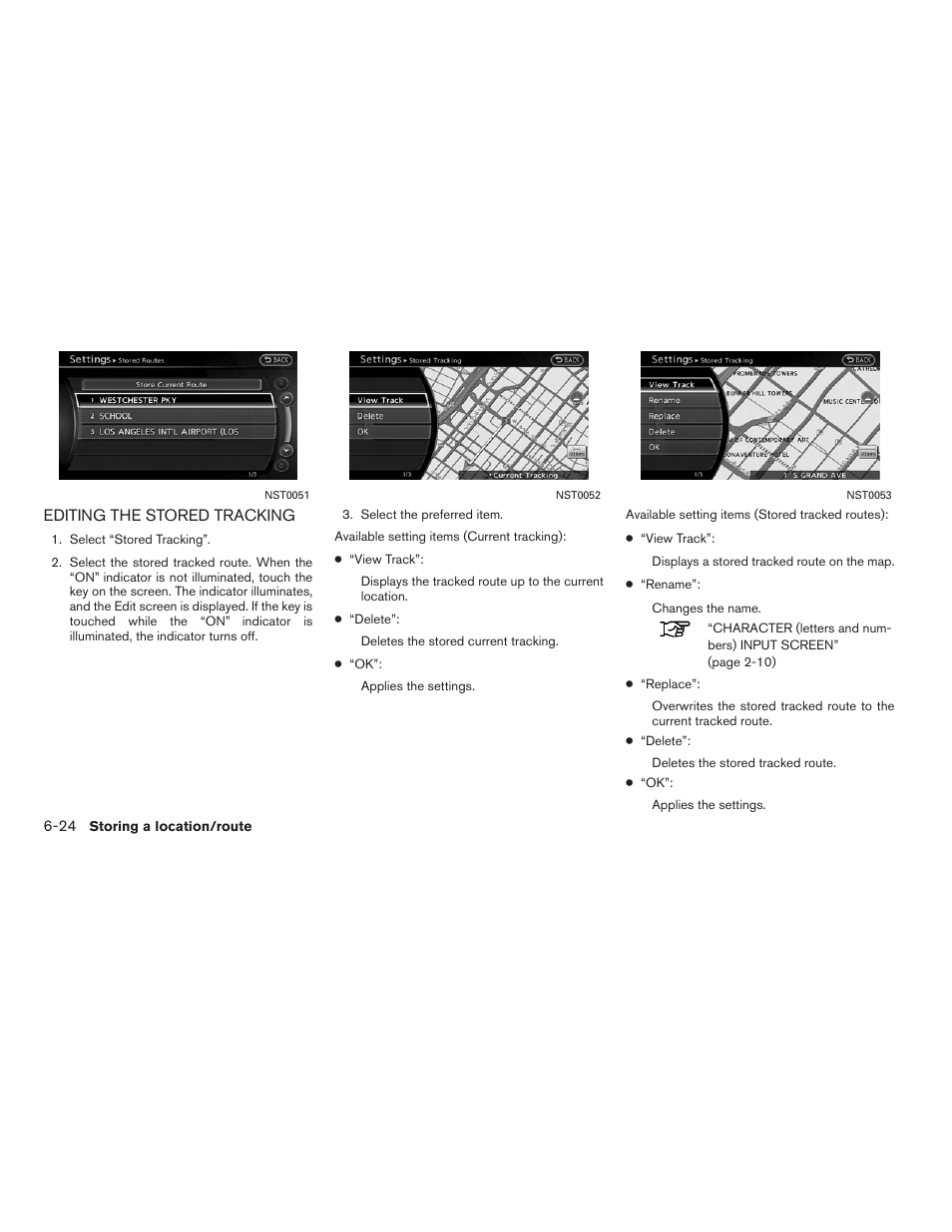Editing the stored tracking -24 | NISSAN 2012 Altima Sedan - Navigation System Owner's Manual User Manual | Page 172 / 313