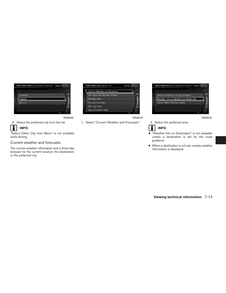 NISSAN 2012 Altima Sedan - Navigation System Owner's Manual User Manual | Page 199 / 313
