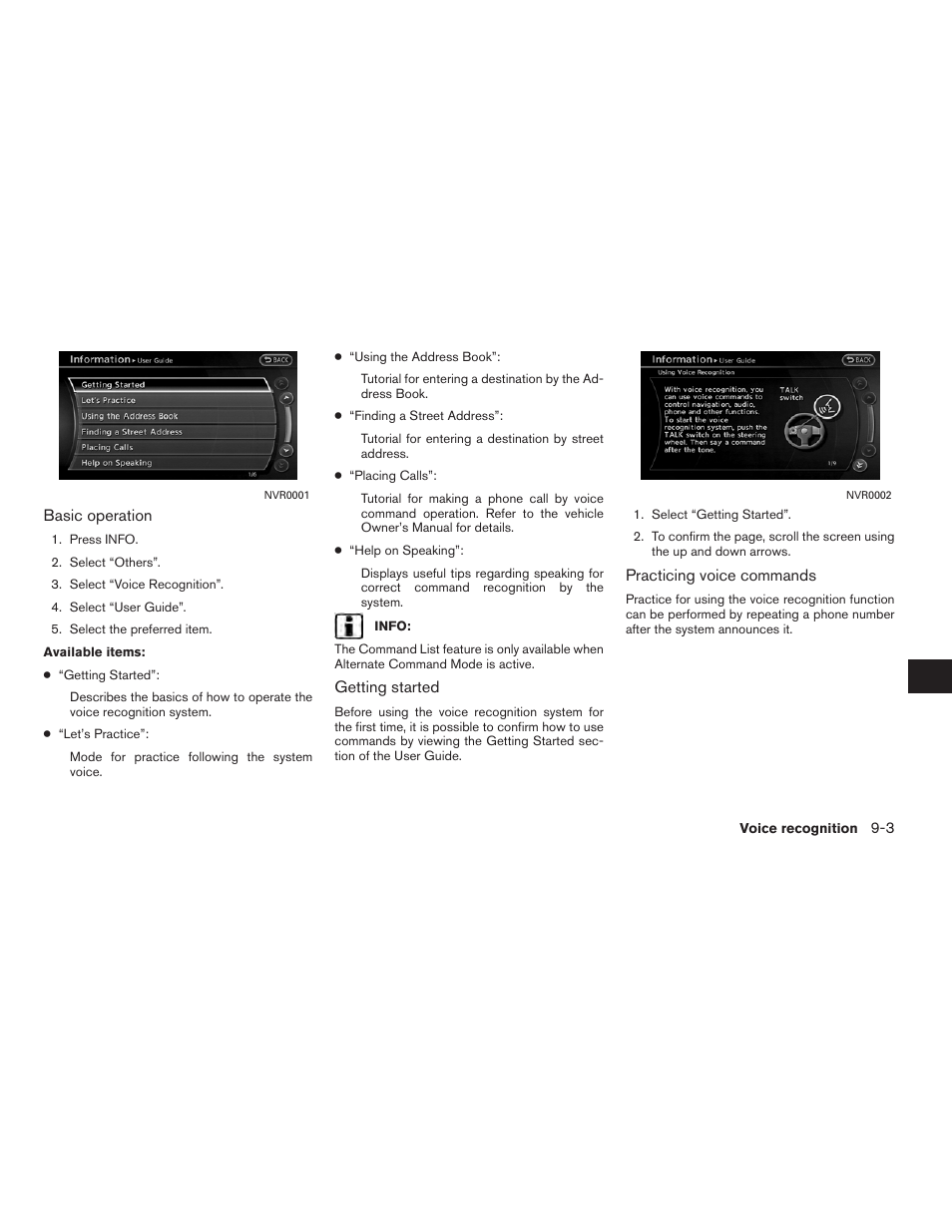 NISSAN 2012 Altima Sedan - Navigation System Owner's Manual User Manual | Page 237 / 313