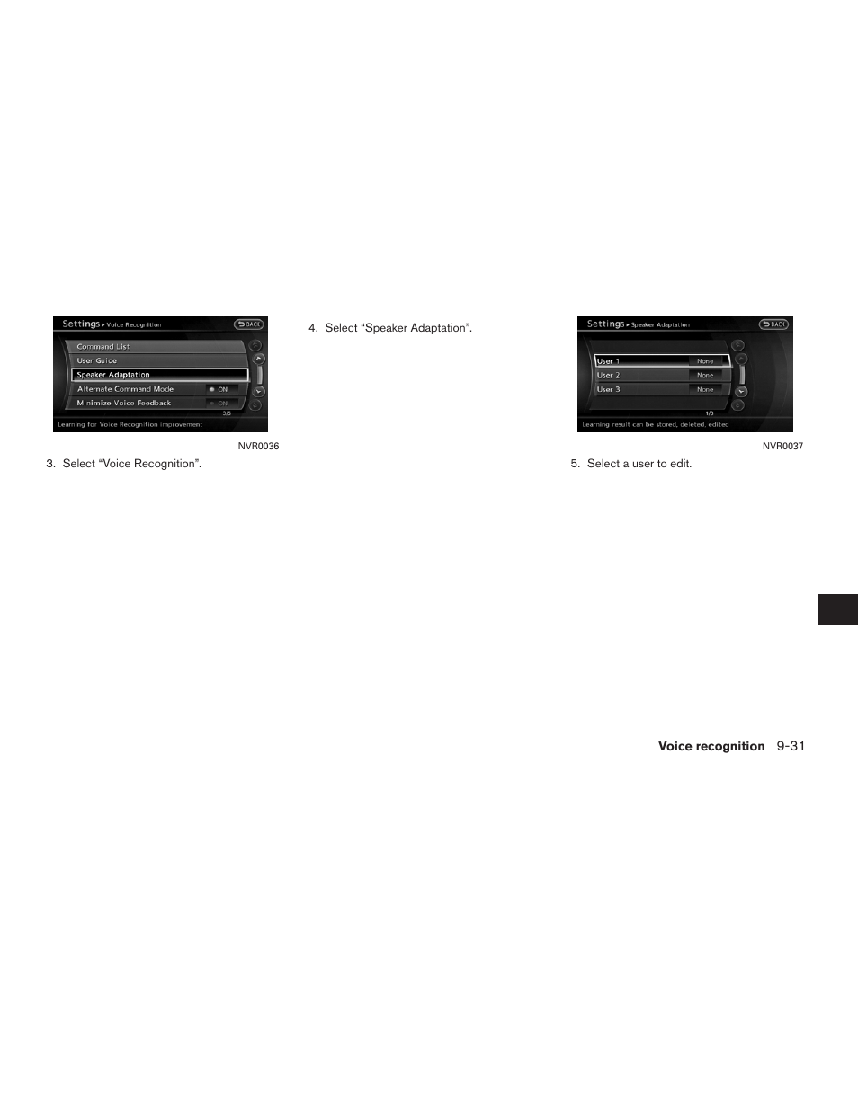 NISSAN 2012 Altima Sedan - Navigation System Owner's Manual User Manual | Page 265 / 313