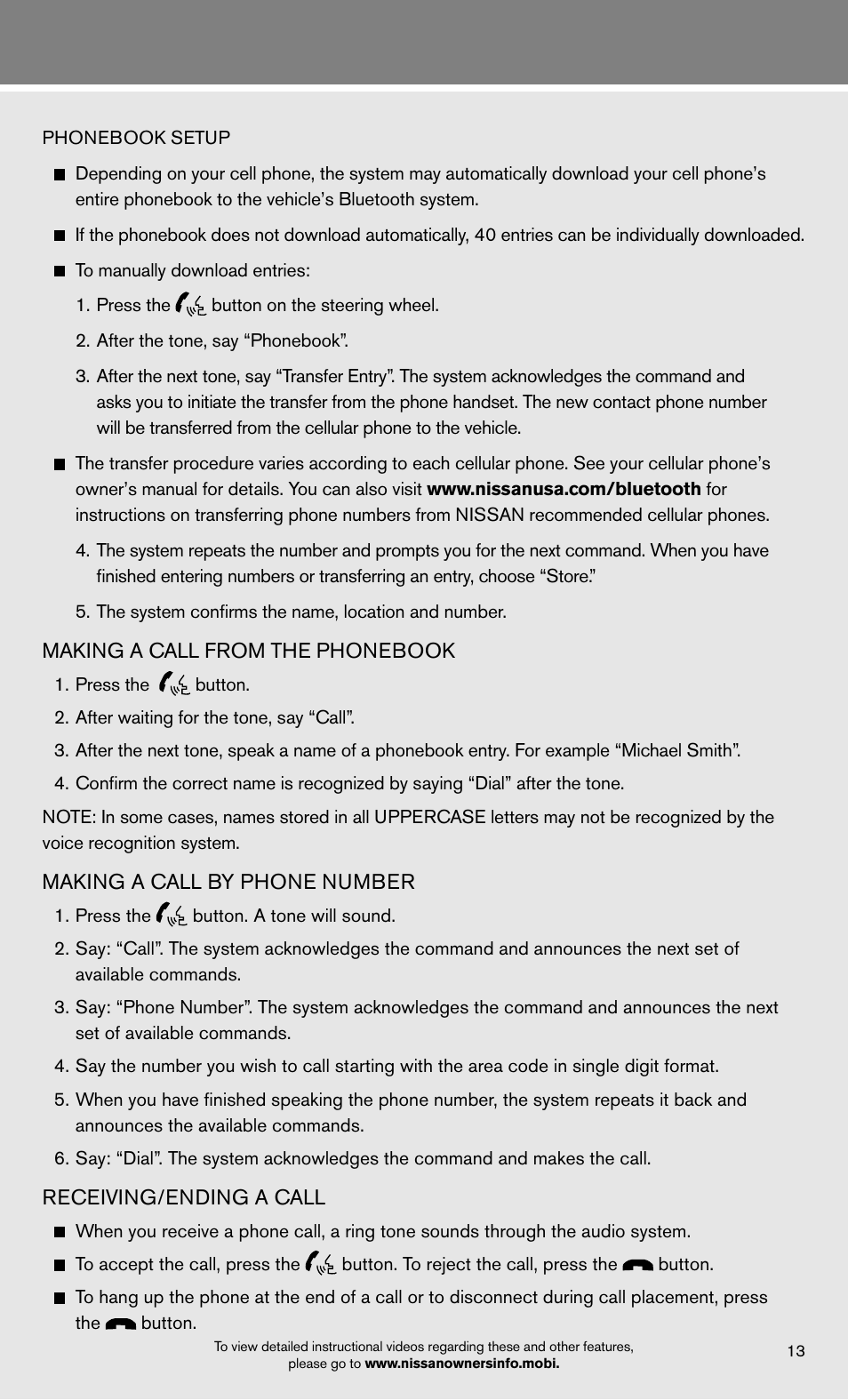 NISSAN 2012 Altima Sedan - Quick Reference Guide User Manual | Page 15 / 20