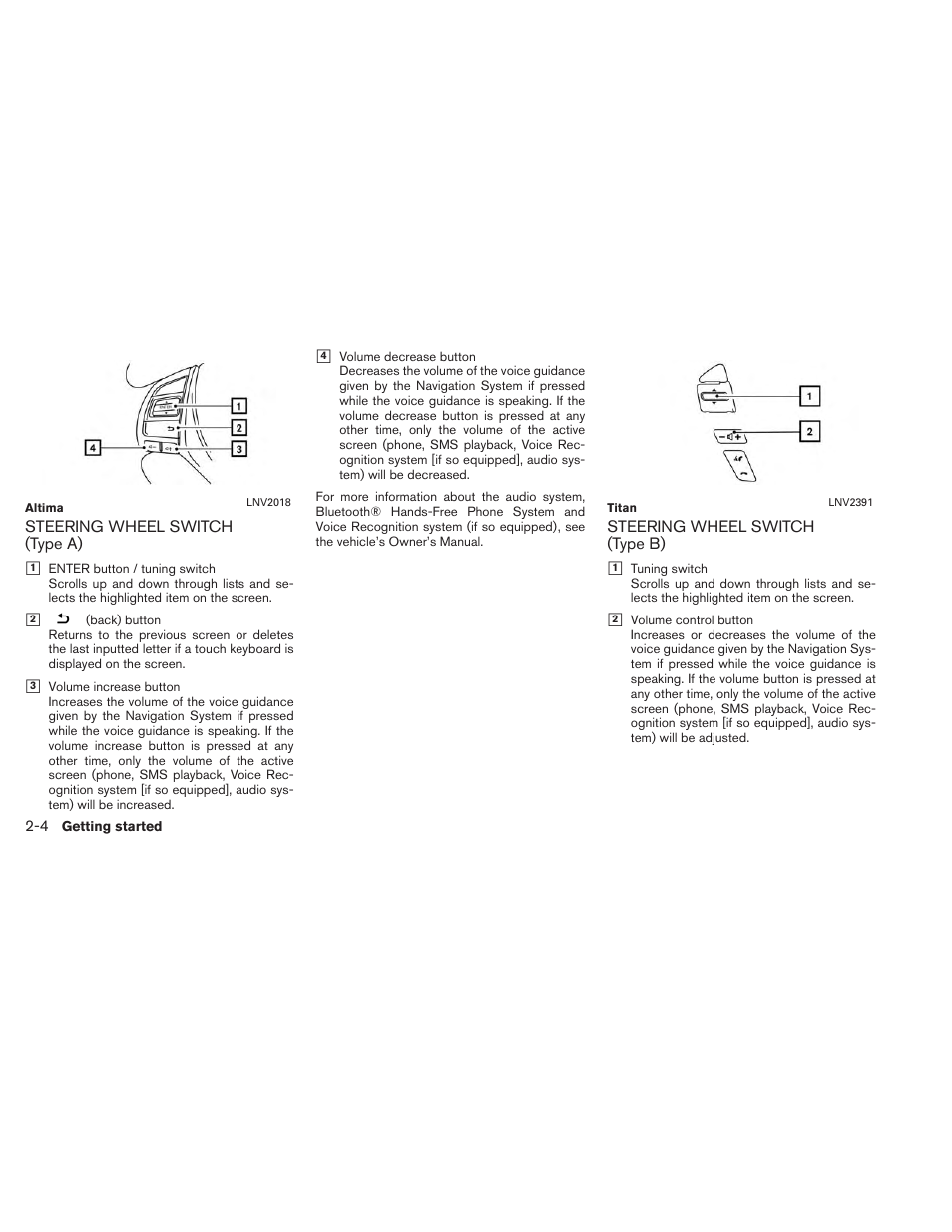 NISSAN 2013 Titan - Navigation System Owner's Manual User Manual | Page 12 / 104
