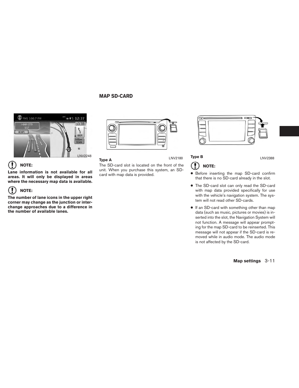 Map sd-card -11 | NISSAN 2013 Titan - Navigation System Owner's Manual User Manual | Page 29 / 104
