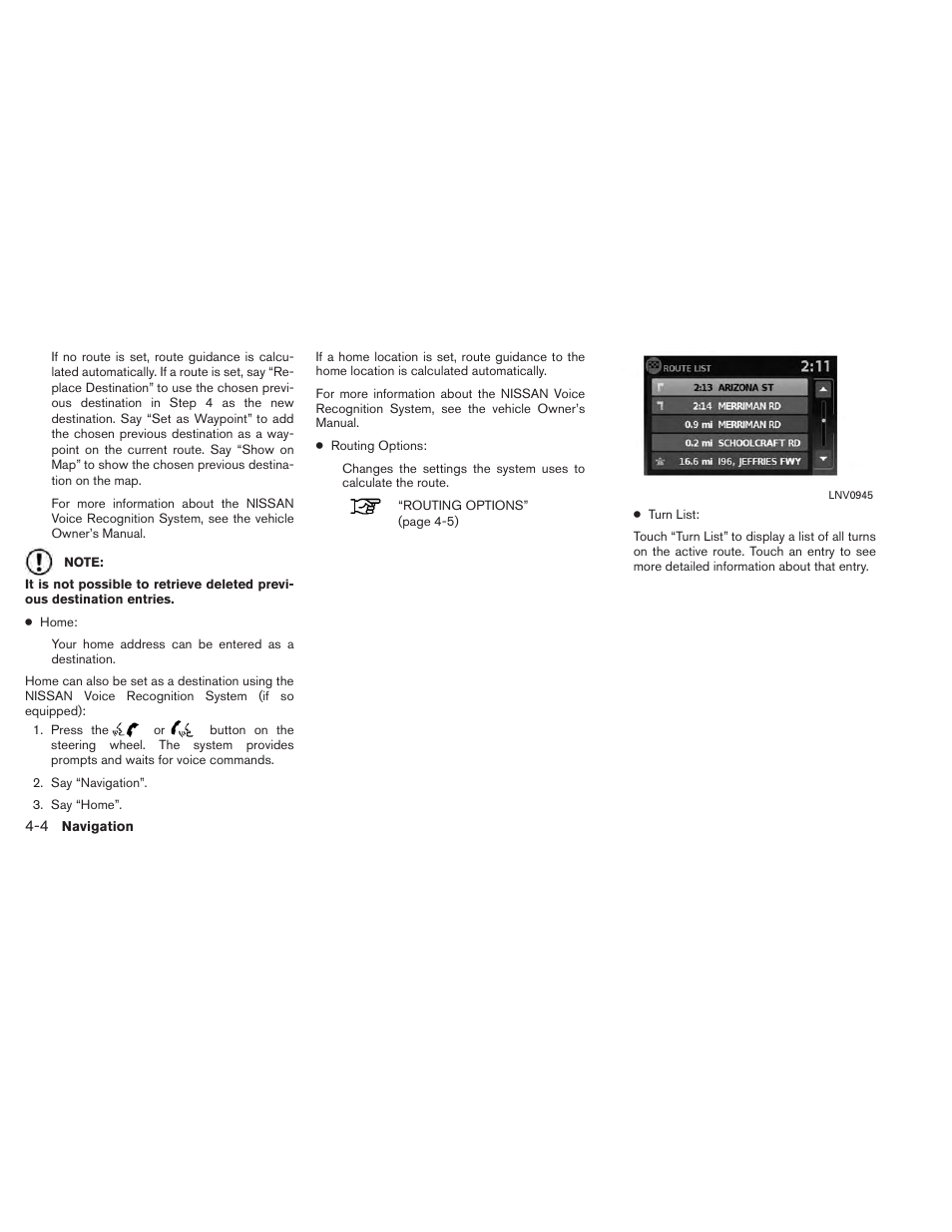 NISSAN 2013 Titan - Navigation System Owner's Manual User Manual | Page 38 / 104