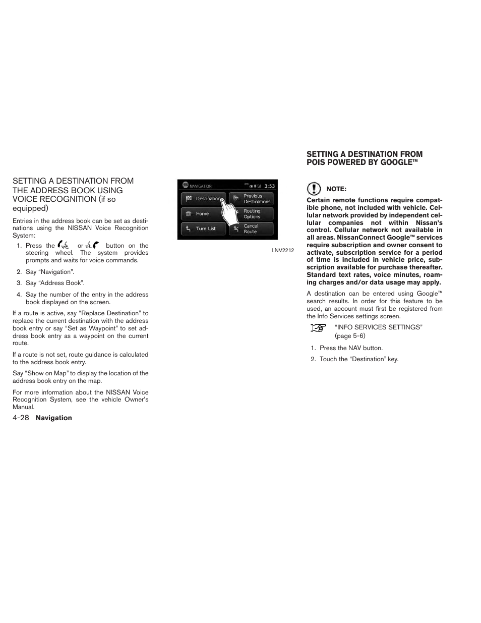 NISSAN 2013 Titan - Navigation System Owner's Manual User Manual | Page 62 / 104