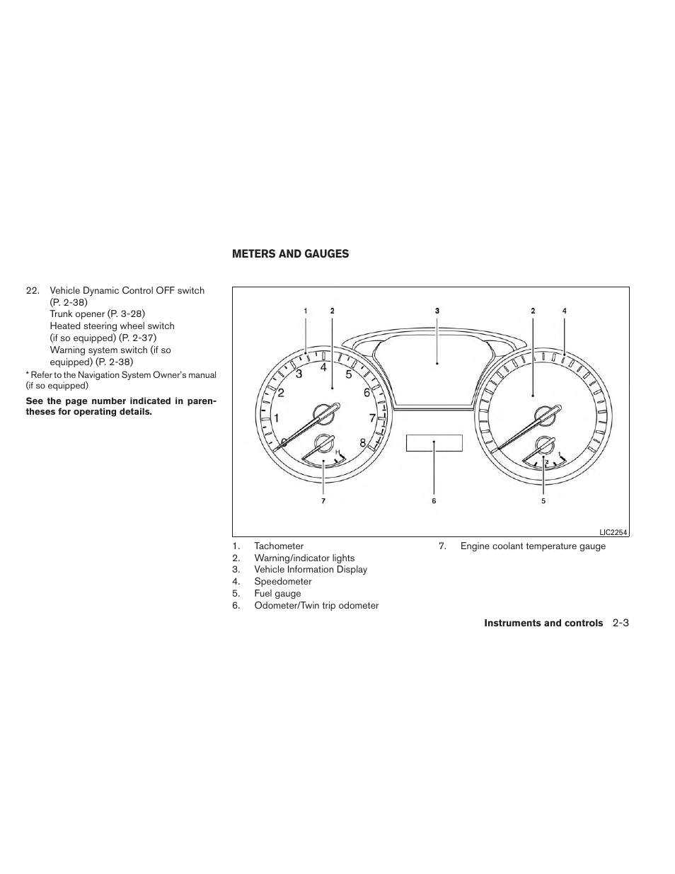 Meters and gauges -3 | NISSAN 2014 Altima Sedan - Owner's Manual User Manual | Page 80 / 428