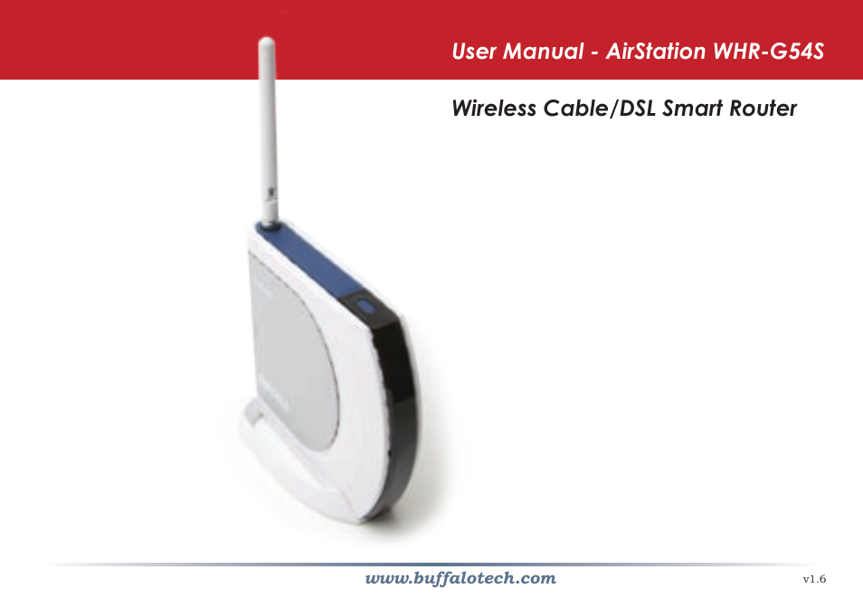 Buffalo Technology Buffalo AirStation WHR-G54S User Manual | 93 pages
