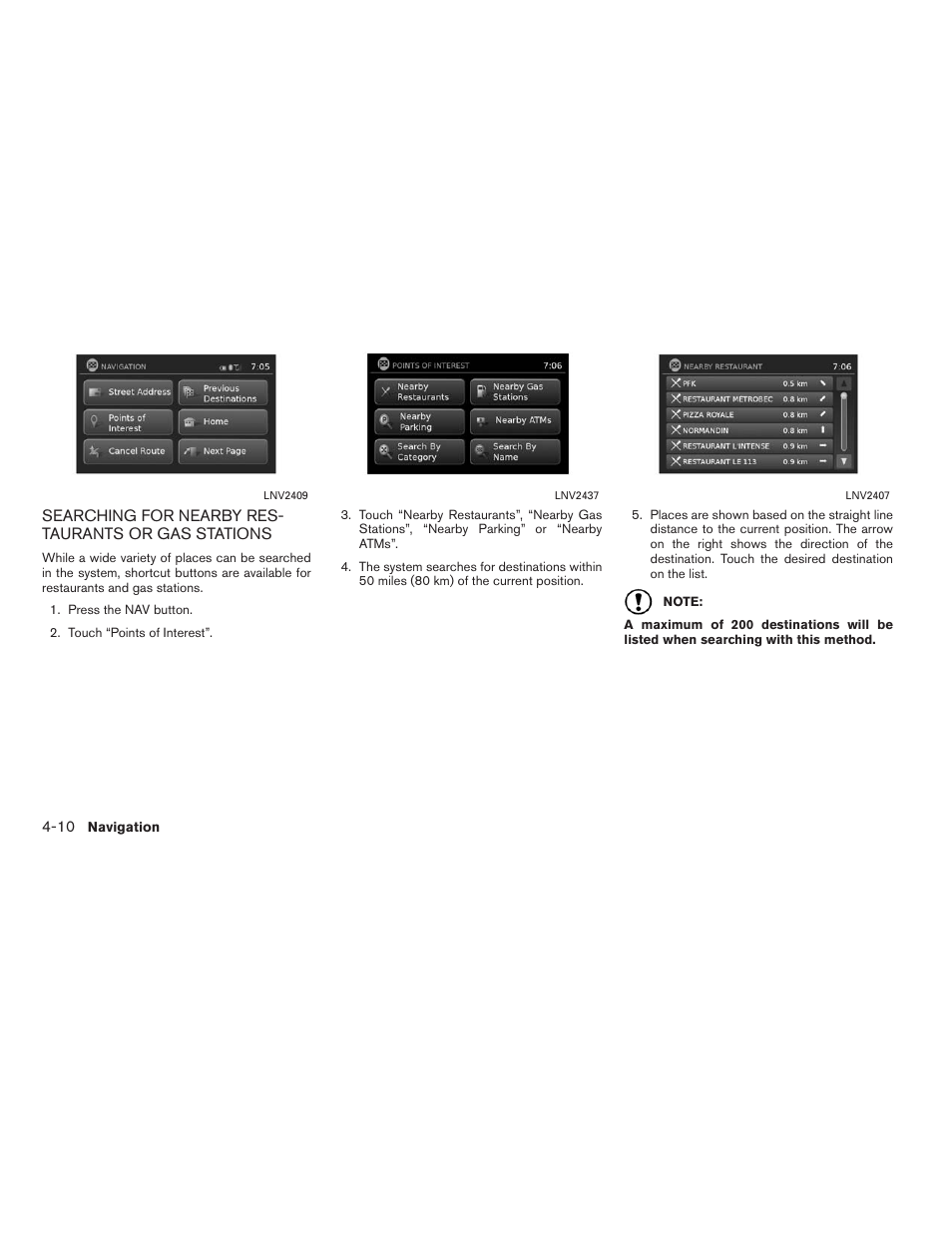 NISSAN 2015 Xterra - Navigation System Owner's Manual User Manual | Page 44 / 81