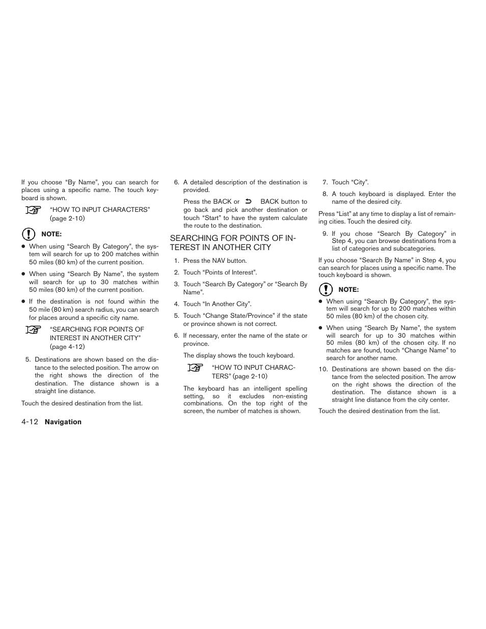 NISSAN 2015 Xterra - Navigation System Owner's Manual User Manual | Page 46 / 81