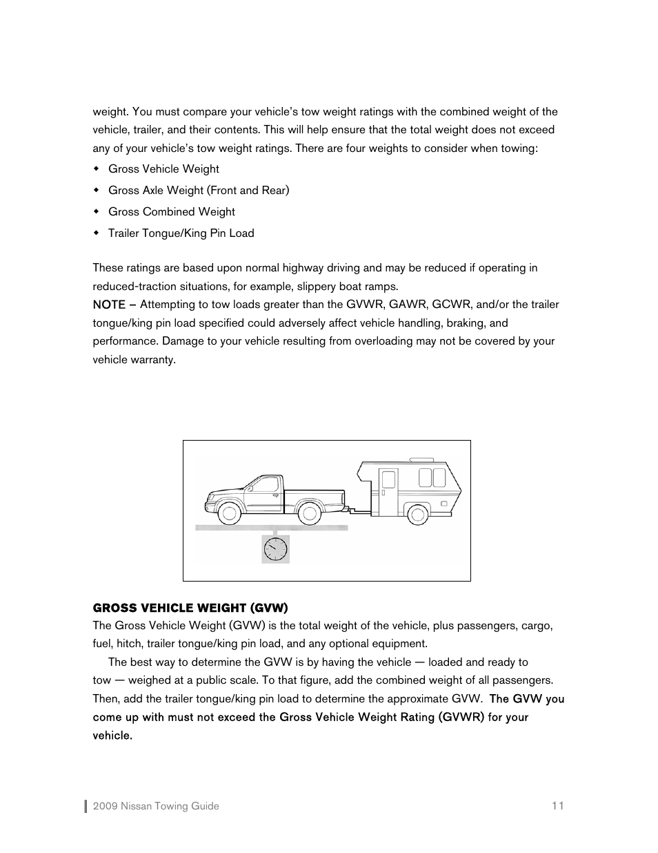 NISSAN 2009 Versa Hatchback - Towing Guide User Manual | Page 12 / 32