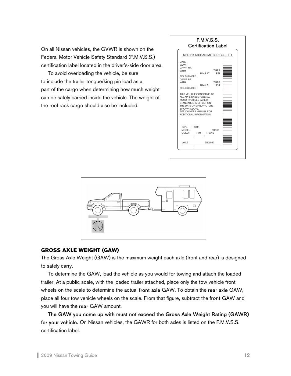 NISSAN 2009 Versa Hatchback - Towing Guide User Manual | Page 13 / 32