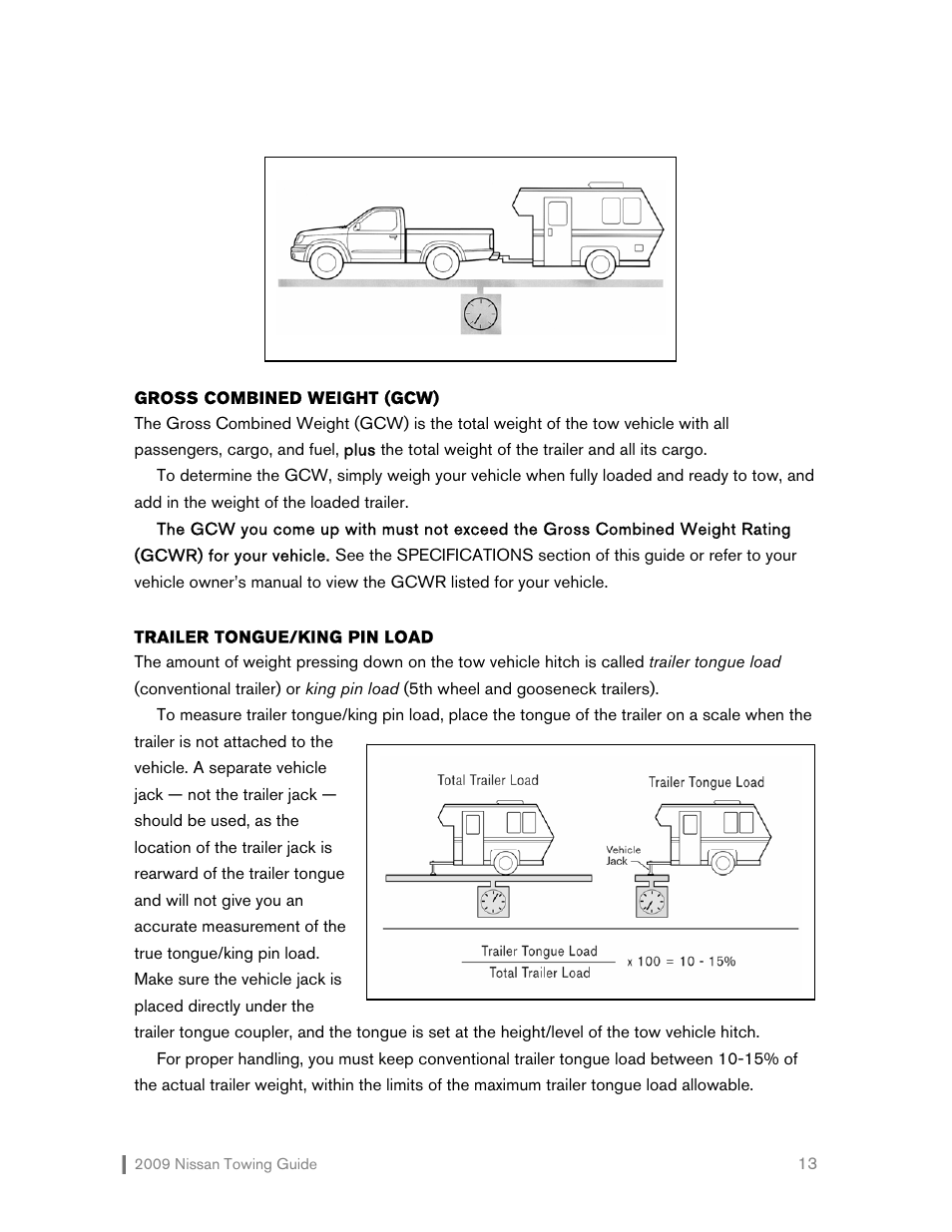 NISSAN 2009 Versa Hatchback - Towing Guide User Manual | Page 14 / 32