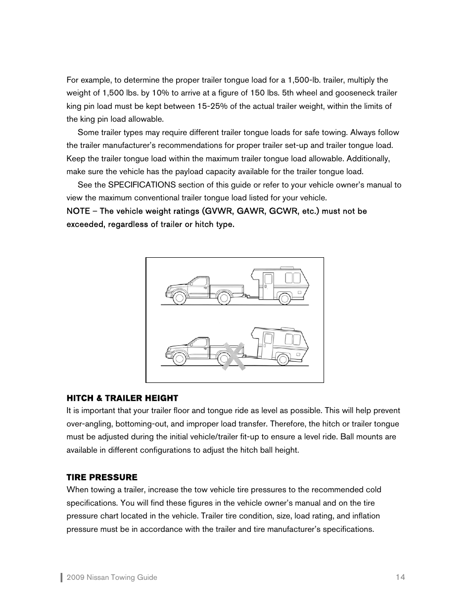NISSAN 2009 Versa Hatchback - Towing Guide User Manual | Page 15 / 32