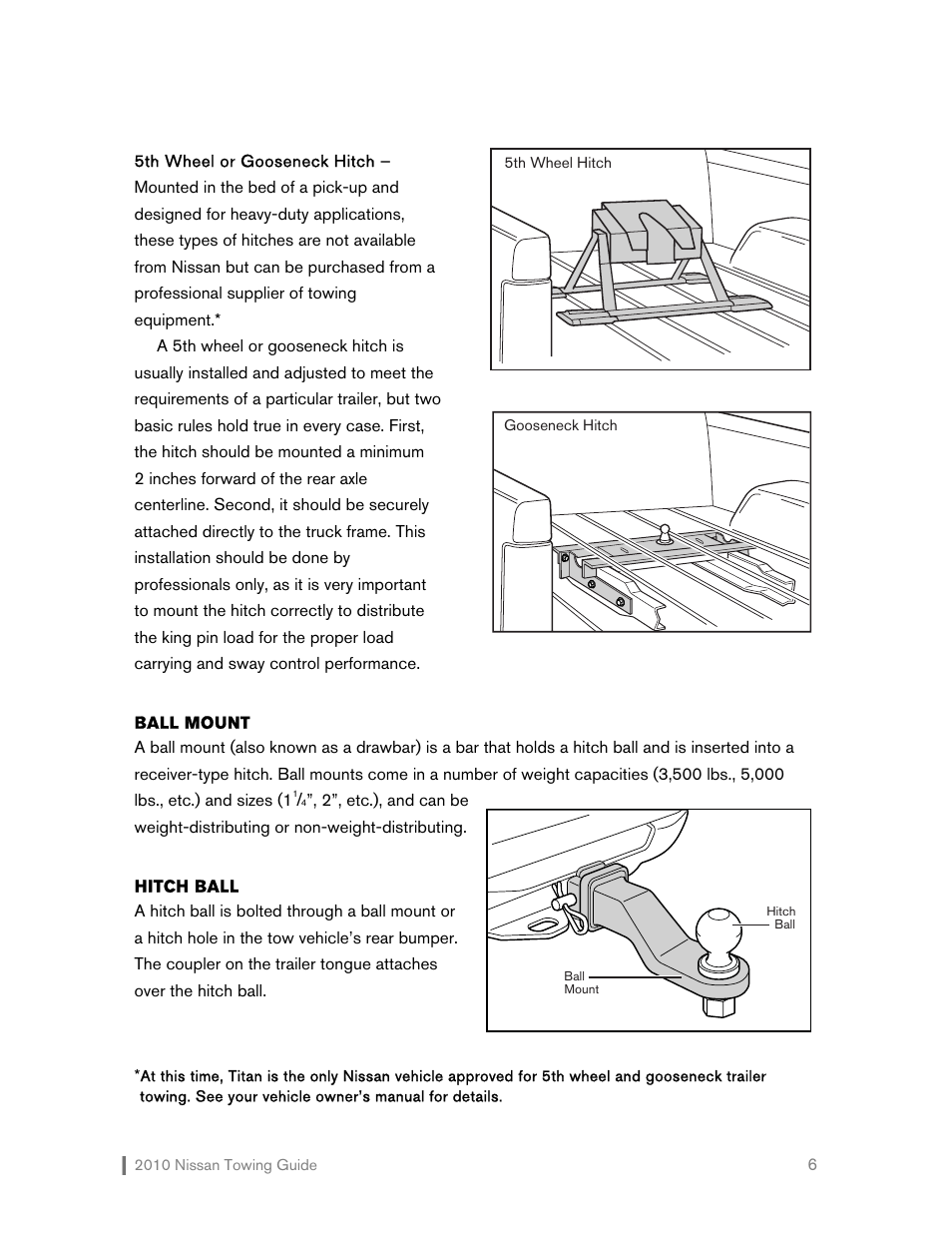 NISSAN 2010 Versa Hatchback - Towing Guide User Manual | Page 7 / 30