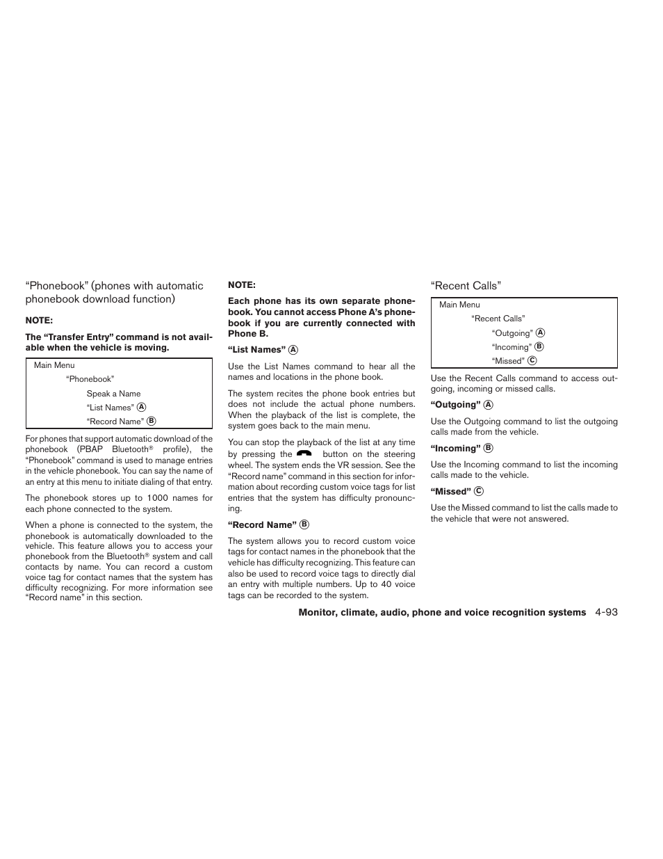 NISSAN 2013 Altima Coupe - Owner's Manual User Manual | Page 242 / 414