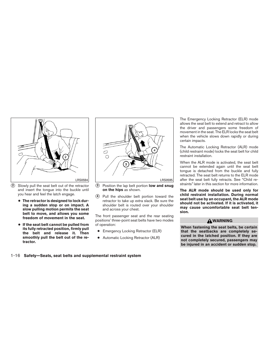 NISSAN 2013 Altima Coupe - Owner's Manual User Manual | Page 33 / 414