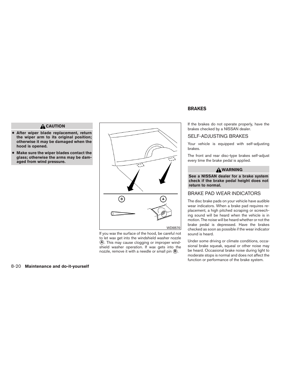 Brakes -20 | NISSAN 2013 Altima Coupe - Owner's Manual User Manual | Page 351 / 414