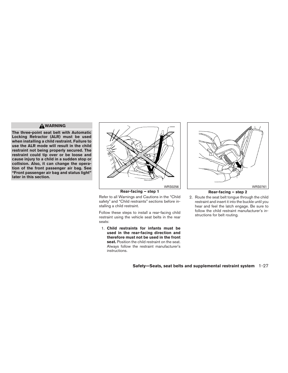 NISSAN 2013 Altima Coupe - Owner's Manual User Manual | Page 44 / 414