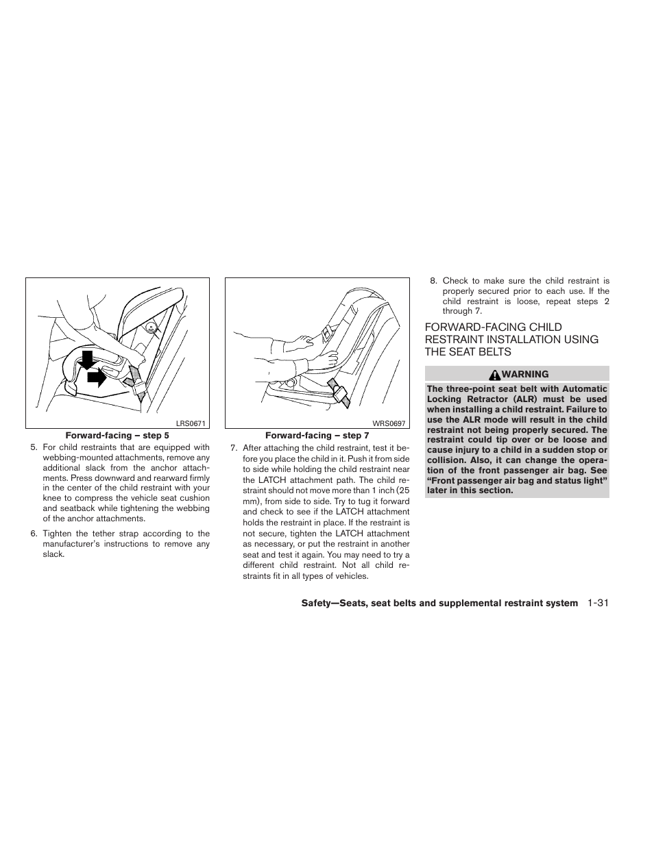 NISSAN 2013 Altima Coupe - Owner's Manual User Manual | Page 48 / 414