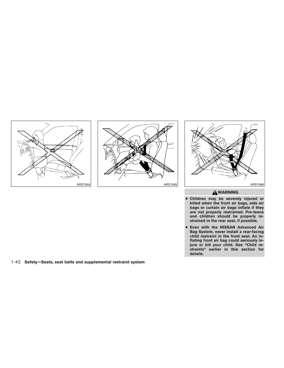 NISSAN 2013 Altima Coupe - Owner's Manual User Manual | Page 59 / 414