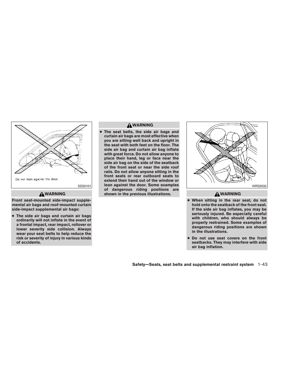 NISSAN 2013 Altima Coupe - Owner's Manual User Manual | Page 60 / 414