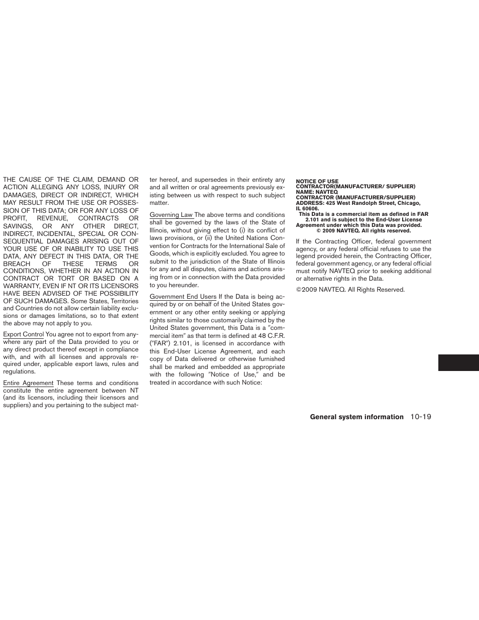NISSAN 2013 Altima Coupe - Navigation System Owner's Manual User Manual | Page 288 / 310