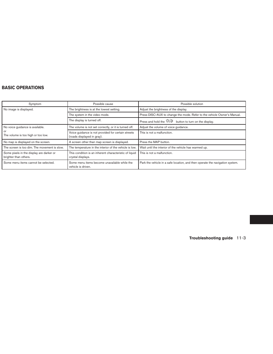 Basic operations -3, Basic operations | NISSAN 2013 Altima Coupe - Navigation System Owner's Manual User Manual | Page 292 / 310