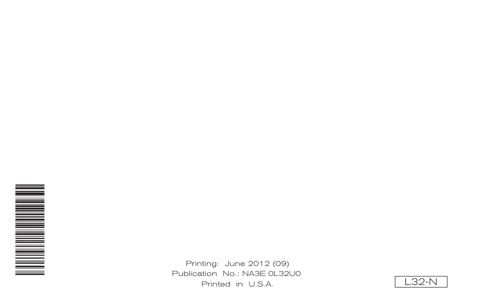 Na3e 0l32u0, Altima coupe | NISSAN 2013 Altima Coupe - Navigation System Owner's Manual User Manual | Page 310 / 310