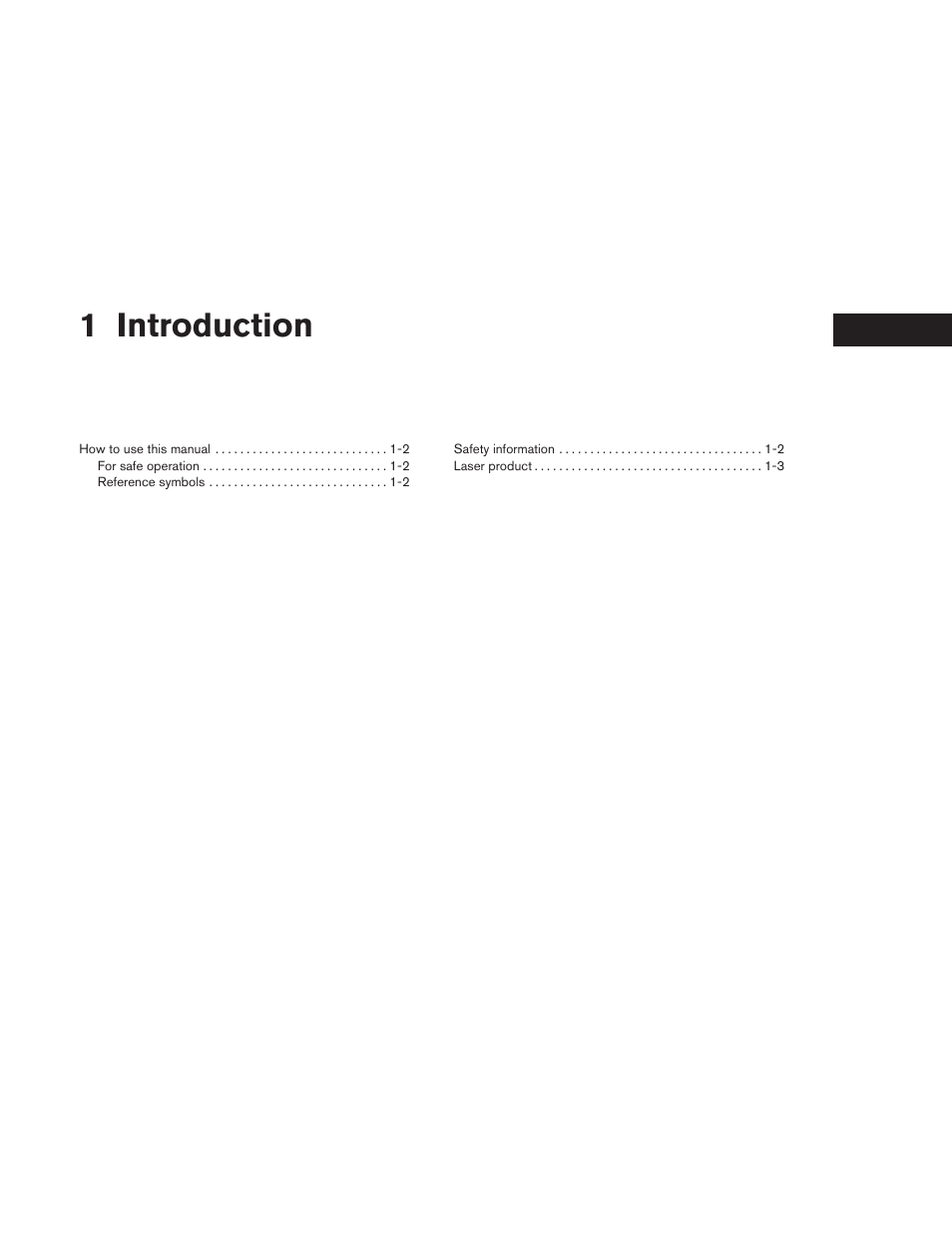 Introduction, 1 introduction | NISSAN 2013 Altima Coupe - Navigation System Owner's Manual User Manual | Page 4 / 310