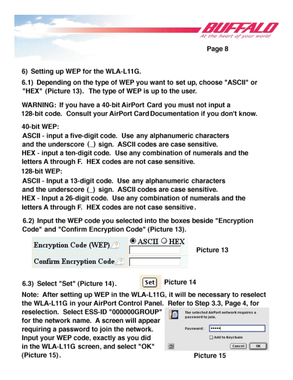 Buffalo Technology WLA-L11G User Manual | Page 10 / 29