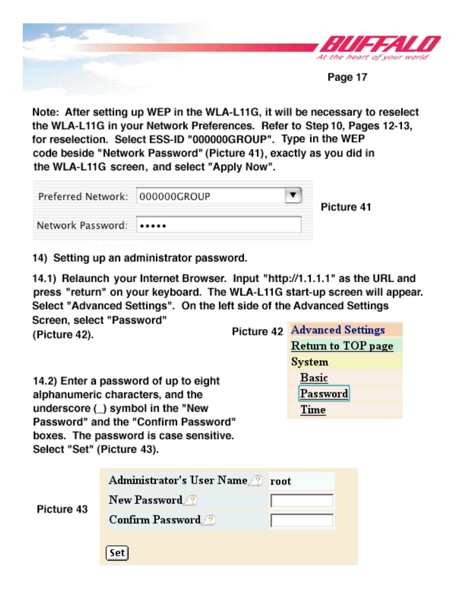 Buffalo Technology WLA-L11G User Manual | Page 19 / 29