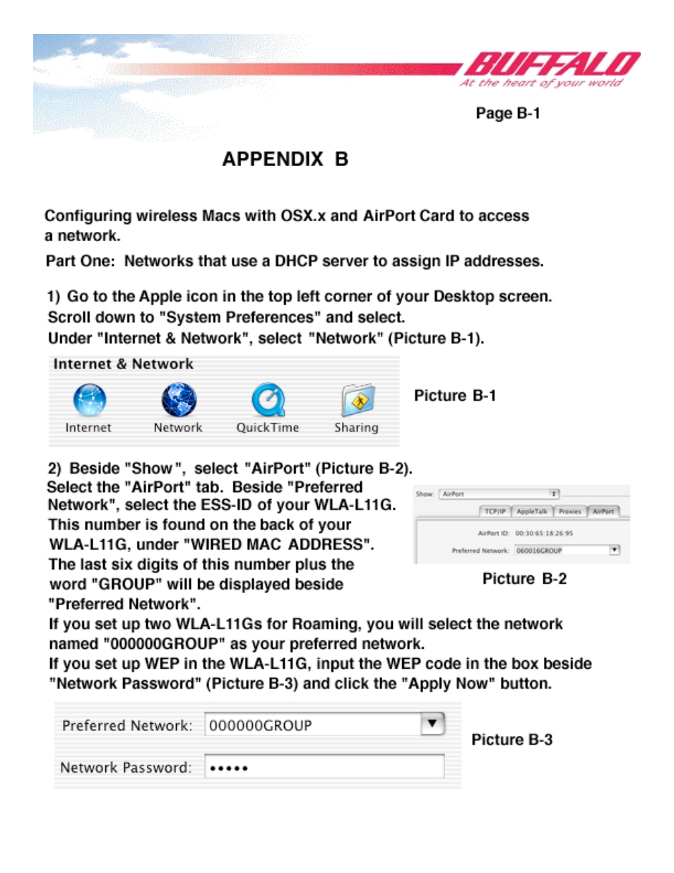 Appendix b, I«t © q tsr | Buffalo Technology WLA-L11G User Manual | Page 26 / 29