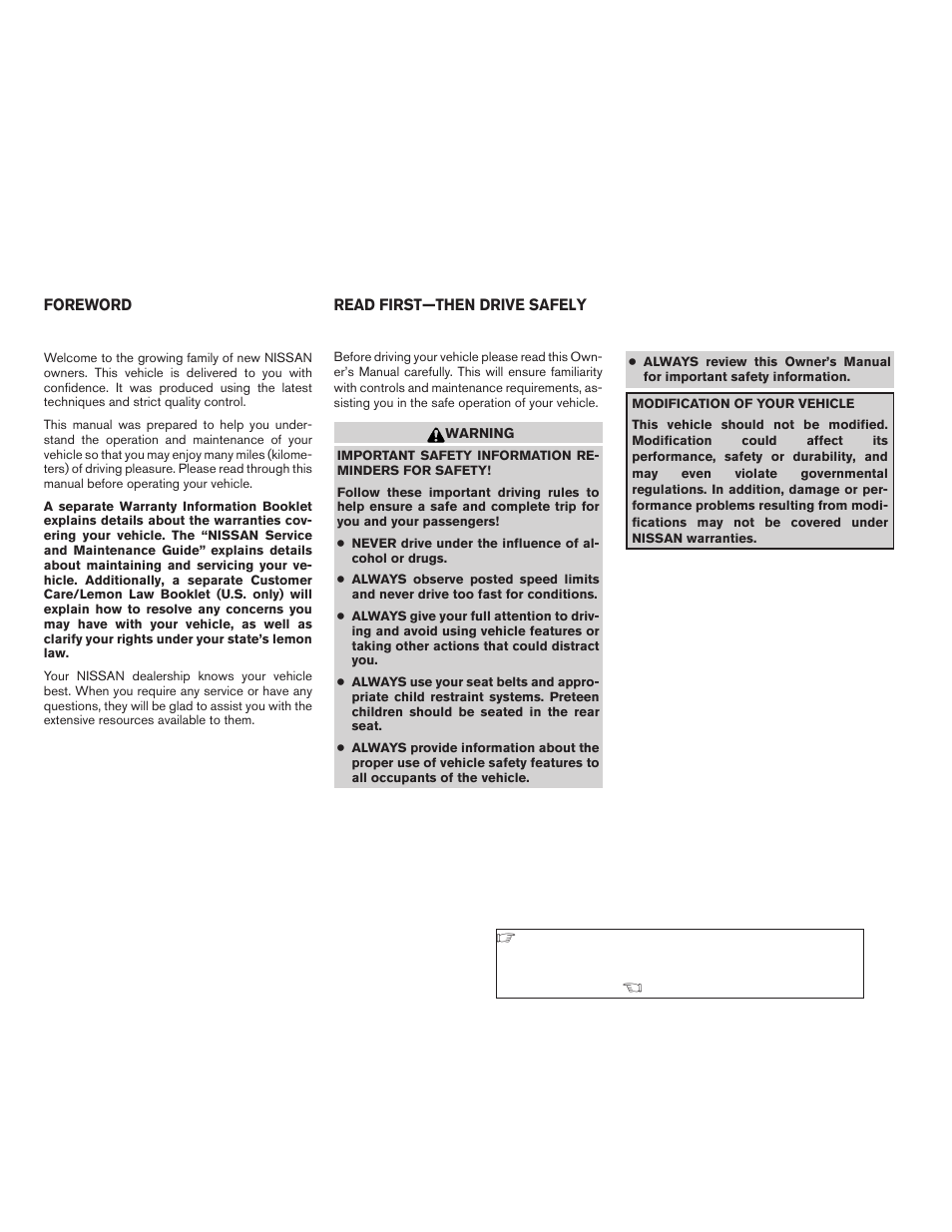 NISSAN 2008 Altima Hybrid - Owner's Manual User Manual | 351 pages