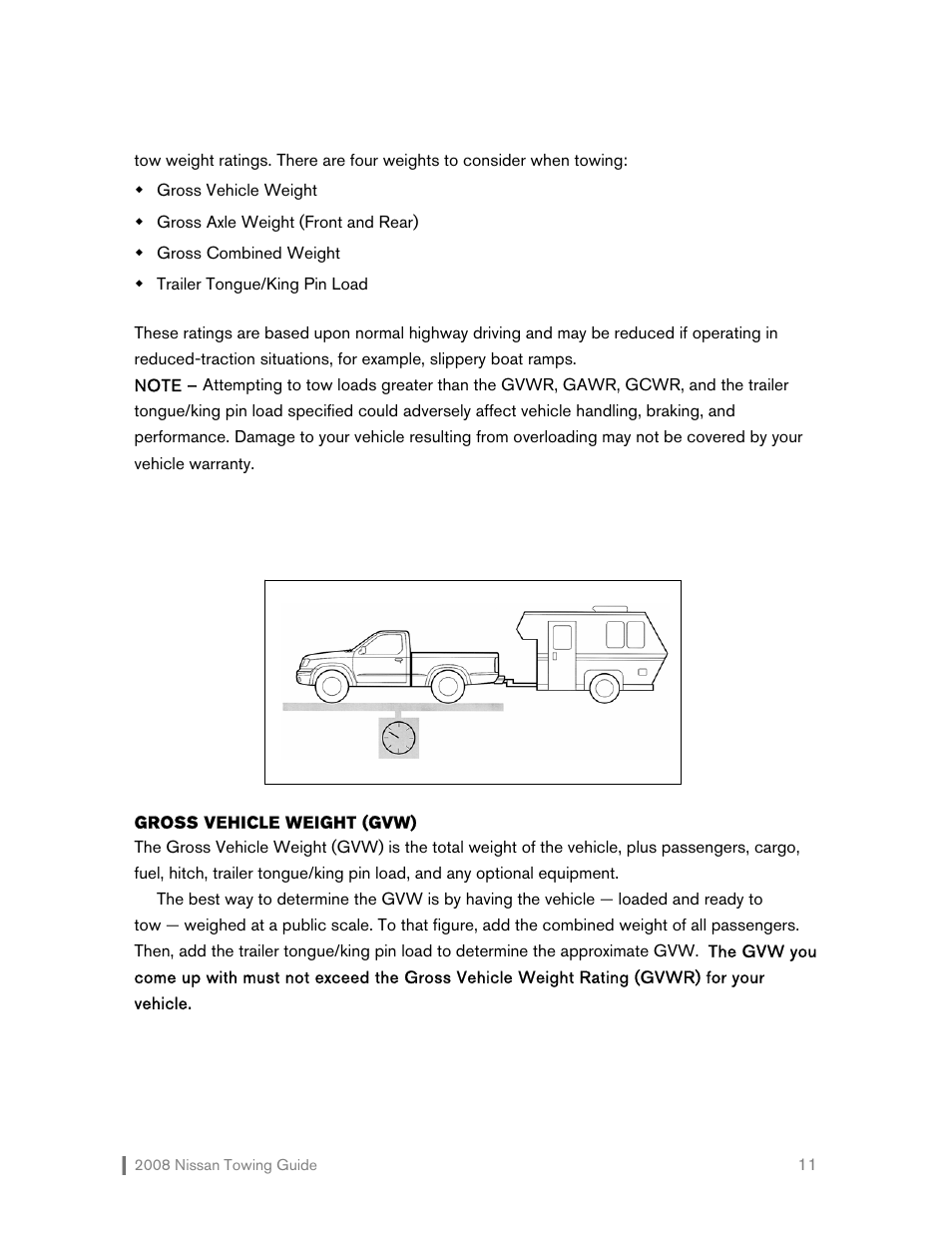 NISSAN 2008 Versa Hatchback - Towing Guide User Manual | Page 12 / 32