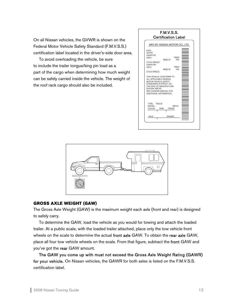 NISSAN 2008 Versa Hatchback - Towing Guide User Manual | Page 13 / 32