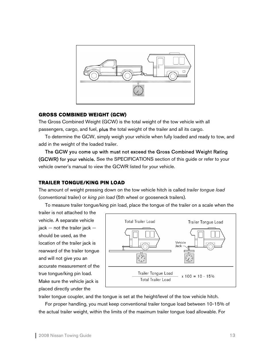 NISSAN 2008 Versa Hatchback - Towing Guide User Manual | Page 14 / 32