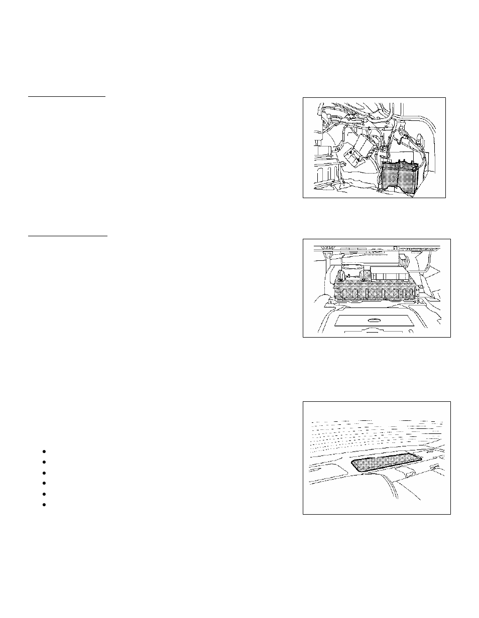 Battery information, Low voltage battery, High voltage battery | NISSAN 2008 Altima Hybrid - First Responder's Guide User Manual | Page 9 / 27