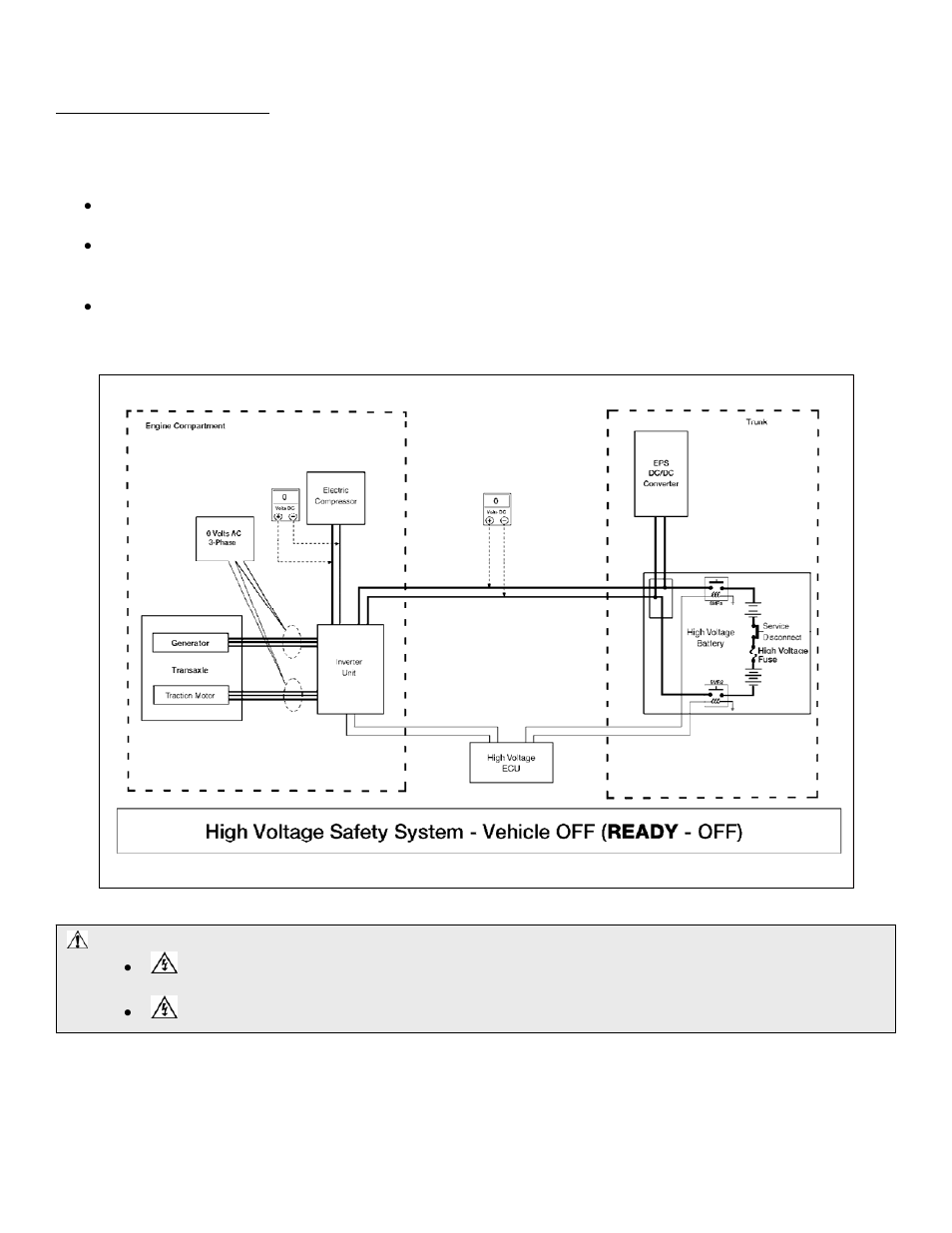 High voltage safety, High voltage safety system | NISSAN 2008 Altima Hybrid - Dismantling Guide User Manual | Page 11 / 22
