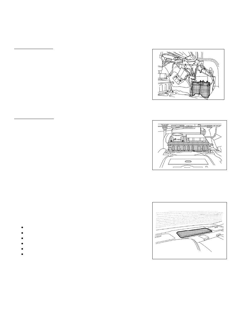 Battery information, Low voltage battery, High voltage battery | NISSAN 2009 Altima Hybrid - First Responder's Guide User Manual | Page 9 / 27