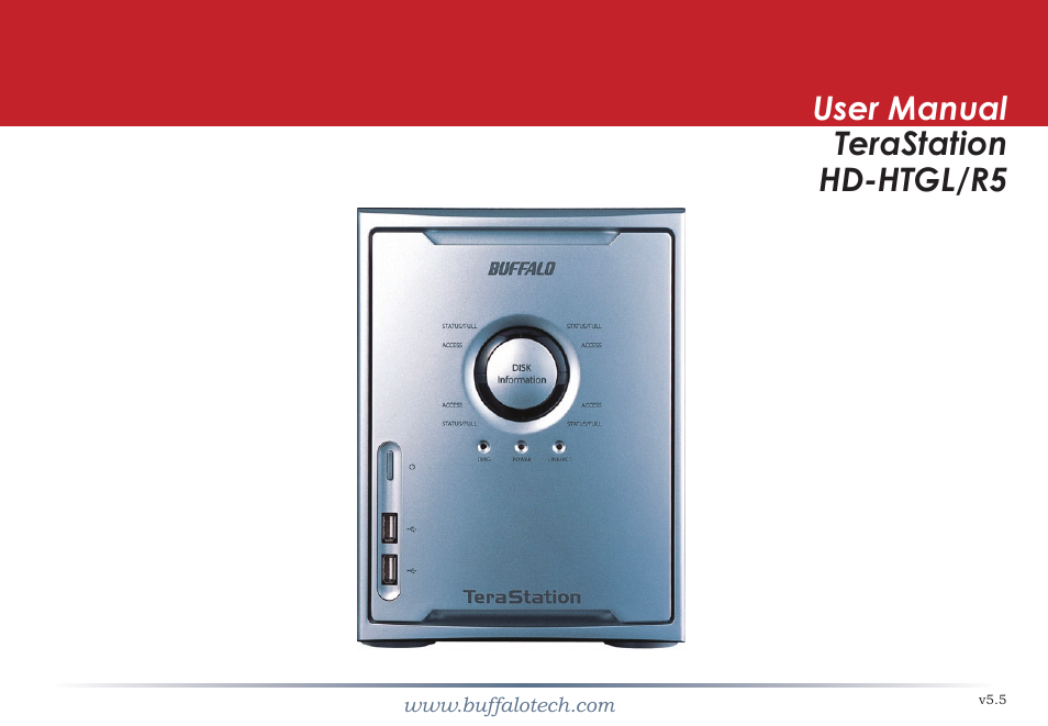 Buffalo Technology TeraStation HD-HTGL/R5 User Manual | 82 pages