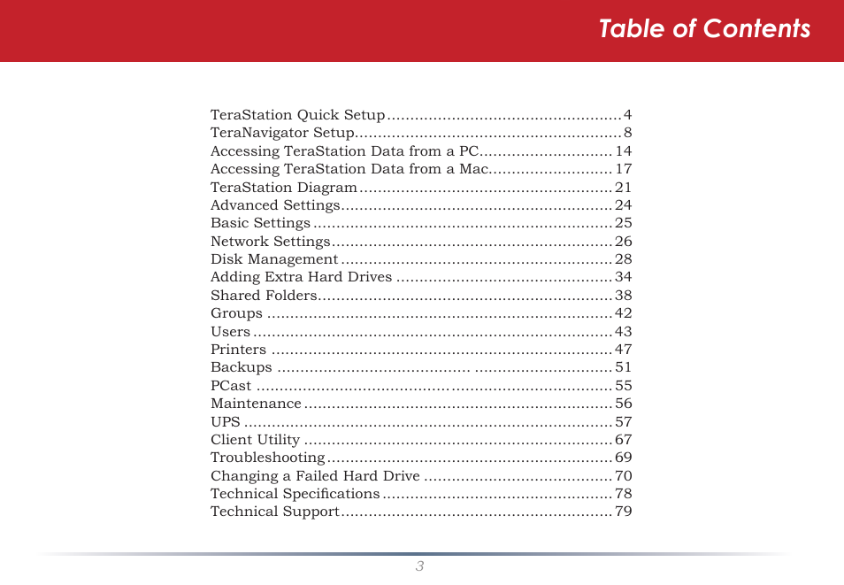 Buffalo Technology TeraStation HD-HTGL/R5 User Manual | Page 3 / 82