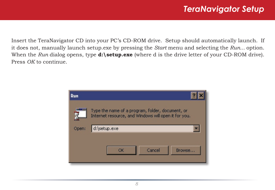 Teranavigator setup | Buffalo Technology TeraStation HD-HTGL/R5 User Manual | Page 8 / 82