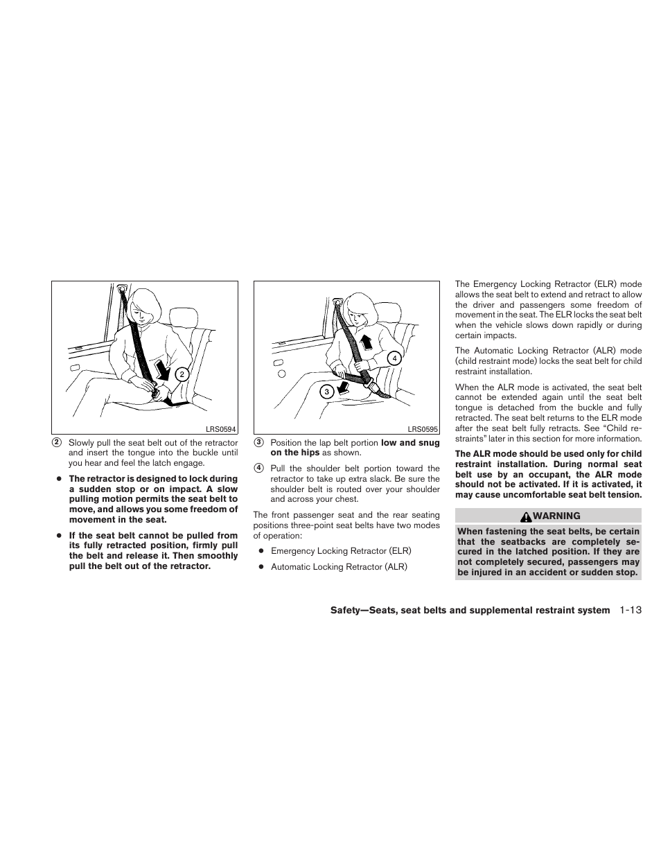 NISSAN 2010 Altima Hybrid - Owner's Manual User Manual | Page 42 / 422